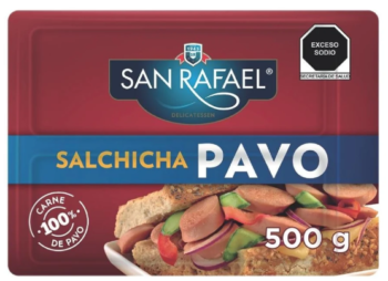Salchichas SAN RAFAEL paquete de 500g