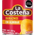 duraznos en almibar mitades 820g
