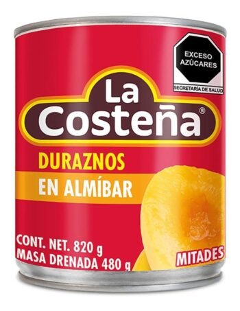 Duraznos en Almíbar en Mitades 820g