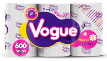 Papel Higiénico Vogue 6 Rollos