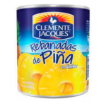 piñas en almibar rebanadas