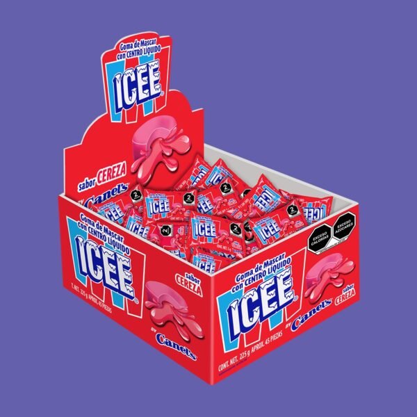 ICEE, Goma de mascar con centro liquido