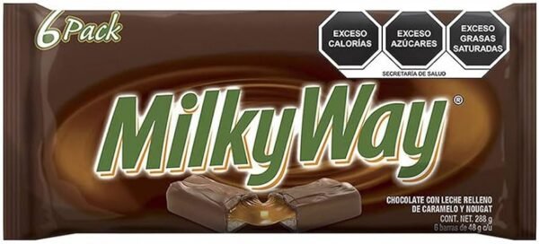MILKY WAY, chocolate con leche relleno.