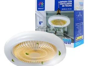 Lampara Ventilador LED 30W, MEGALUZ