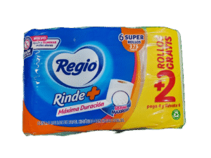Papel Higiénico Regio, 6 rollos