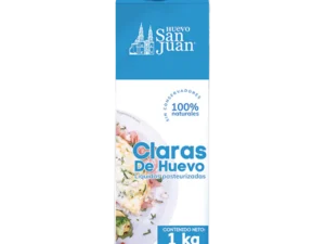 Claras de Huevos Liquidas Pasteurizadas, 1kg.
