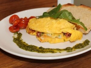 Omellette de Jamon y Queso
